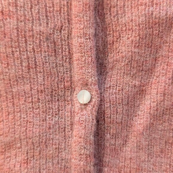 Super soft Sezane Gaspard cardigan- rosewood (pink) - Picture 3 of 8